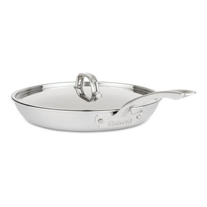 Viking 3-Ply Stainless Steel Nonstick Fry Pan 12 Inch with Lid