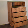 Gold Coast 4 Drawer Oak Dresser, Special Walnut, Oak