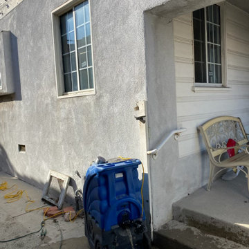Basement water damage.