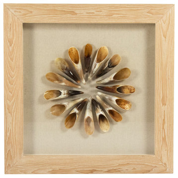Abstract Paper Acrylic Framed Art