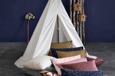 Aménagement d'une chambre d'enfant éclectique.