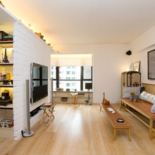Ground floor flat, wood floors