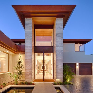 Entry + Garage Courtyard