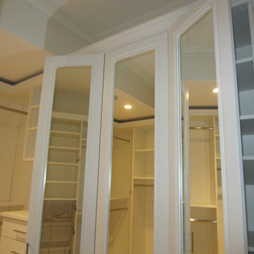 White Walk In Closet