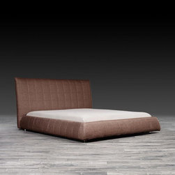 KATARINA BROWN STYLISH BED - Beds