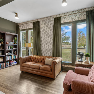 Cozy Family Room Remodel with Rustic Charm and Modern Comfort