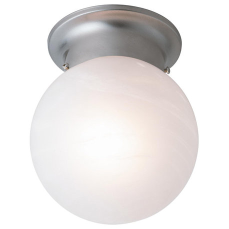 Dash 1 Light Flush Mount, Brushed Nickel