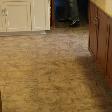 Luxury Vinyl Tile Kitchen
