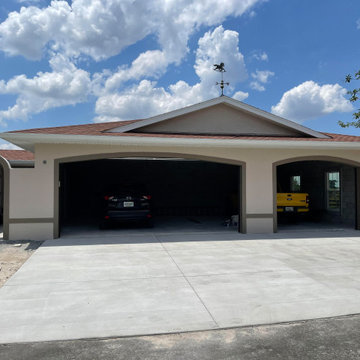 Detached Garage with breezeway