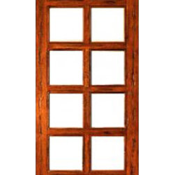 Rustic-10-lite-P/B Interior Solid 1 Panel IG Glass Single Door - Interior Doors