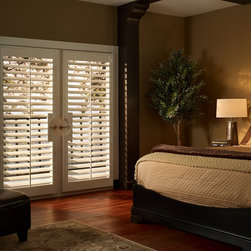 Palm Beach&trade; polysatin shutters with Palmetto&trade; - Window Treatments