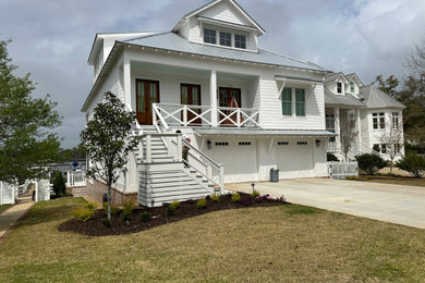 Beach style exterior home photo in Other