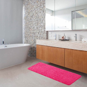 Stylish & Functional Bathroom Mats by Evideco