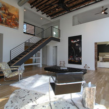 staircase/rafters