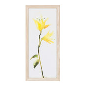 Tipton Wall Art, Rectangle, Yellow, 12"x26"
