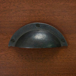RUSTIC STYLE SOLID BRONZE TRADITIONAL BIN PULL - Cabinet And Drawer Handle Pulls