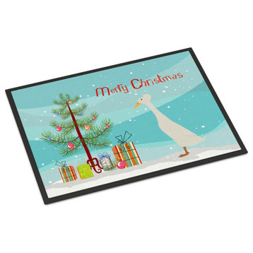Caroline's TreasuresBali Duck Christmas Doormat 24x36 Multicolor