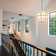 upstairs