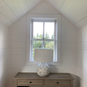 A vignette in the master bedroom