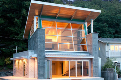 Trendy exterior home photo in Seattle