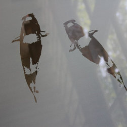 Custom Etched Glass - Side Tables And End Tables