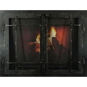 Ornamental Designs Lone Star Fireplace Screen Bronze