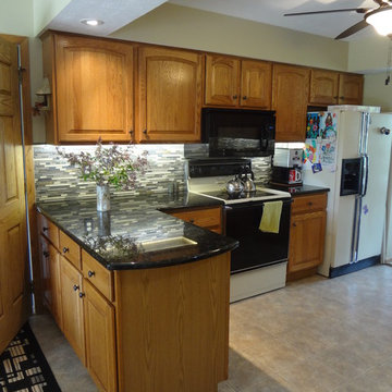 Verde Peacock Granite Kitchen Update