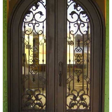 Full Radius Iron Doors