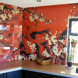 Themed printed glass splashback - Kitchen Products