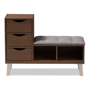 Baxton Studio Espresso Shoe Rack Cabinet Transitional Shoe Storage By Ezmod Furniture