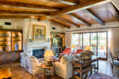 Elegant living room photo in Phoenix
