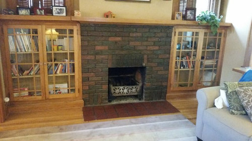 Fireplace Hearth Tile, Tile On Brick Fireplace Hearth
