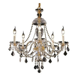 Elegant Lighting - Elegant Lighting 7831D25G/SA Chandelier Alexandria - Chandeliers