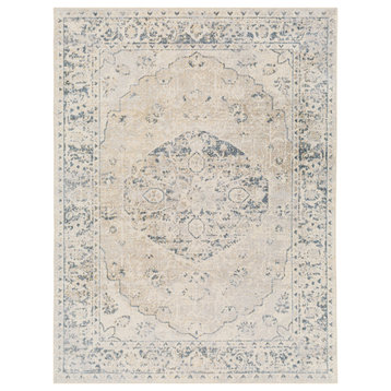 Lillian LLL-2310 Blue/Gray Machine Woven 7'10" x 10'2" Rug