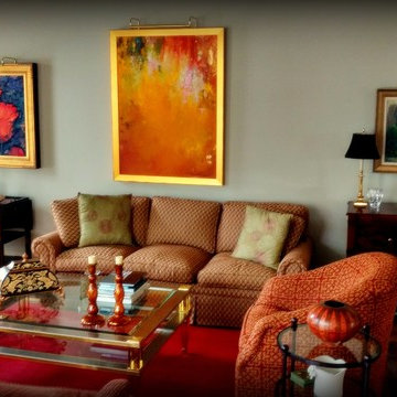 Artistic Glamour Living Room