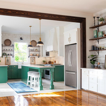 Texas Country Kitchen with a British Twist