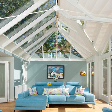 Hipped roof conservatory