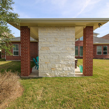 Patio Cover with Fireplace