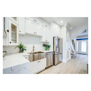 Kitchen Remodel With Cooking & Dinning Space,Cabinet Space With Sink ...