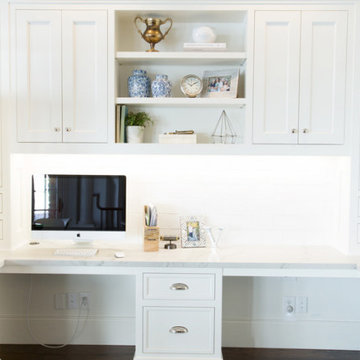 Built In Desk Cabinetry