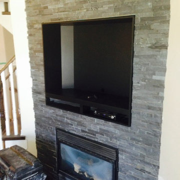 Stone Fireplace Upgrade