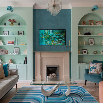 Vibrant Colours House in Teddington