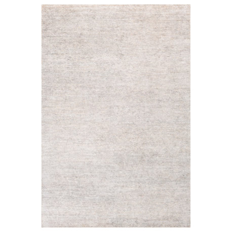 Calm Area Rug, Silver Gray, 2'x3'