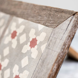 Cookbook Stand (reclaimed cement tiles) - Cookbook Stands And Recipe Holders