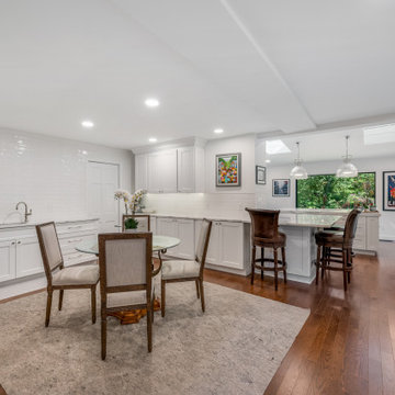 Transitional White Kitchen Remodel Penn Valley, PA