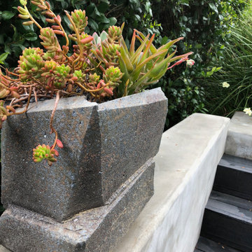 Custom Sculpted Clay Planter