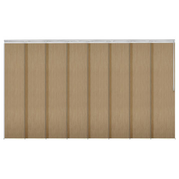 Anders 8-Panel Track Extendable Vertical Blinds 130-175"W