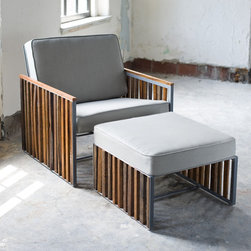 Dempsey Chair and Ottoman - Armchairs And Accent Chairs