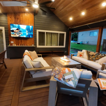 Multi-Angle Covered Deck