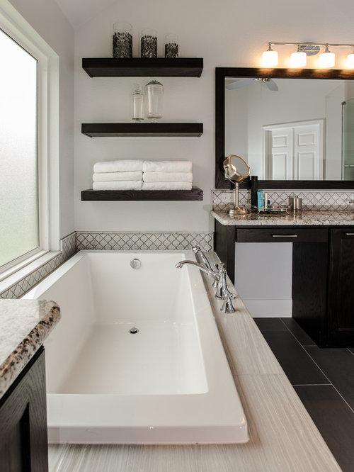 A Warm and Light Bathroom and Kitchen Remodel in Keller, TX